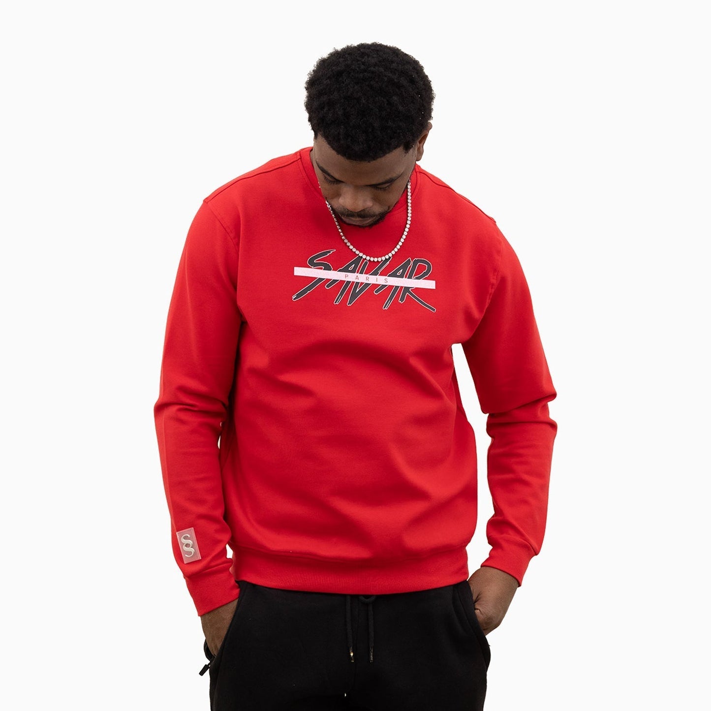 Men's Savar Paris Crew Neck Sweatshirt