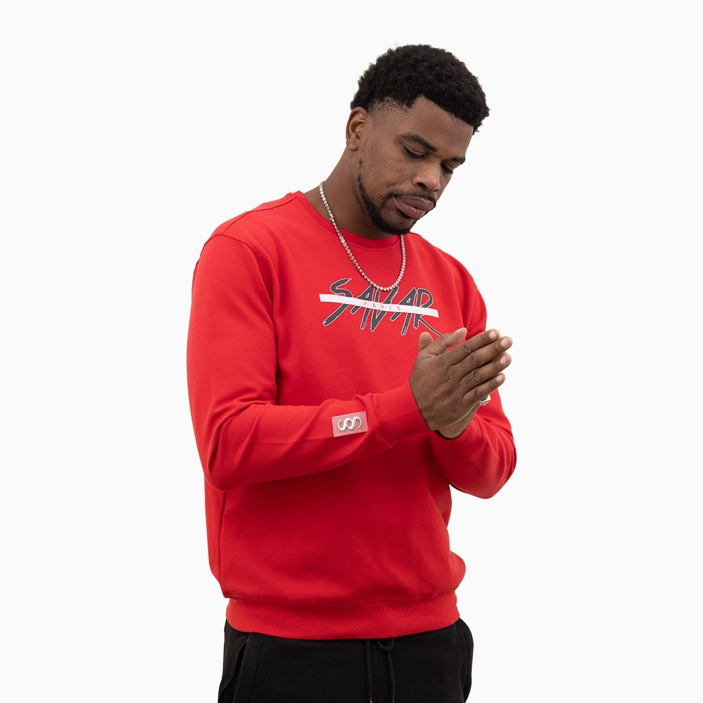 Men's Savar Paris Crew Neck Sweatshirt