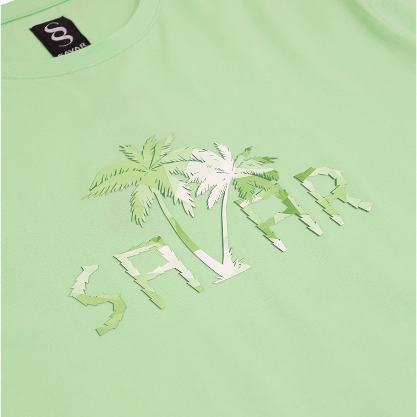 Men's Palm Tree Graphic Short Sleeves T-Shirt