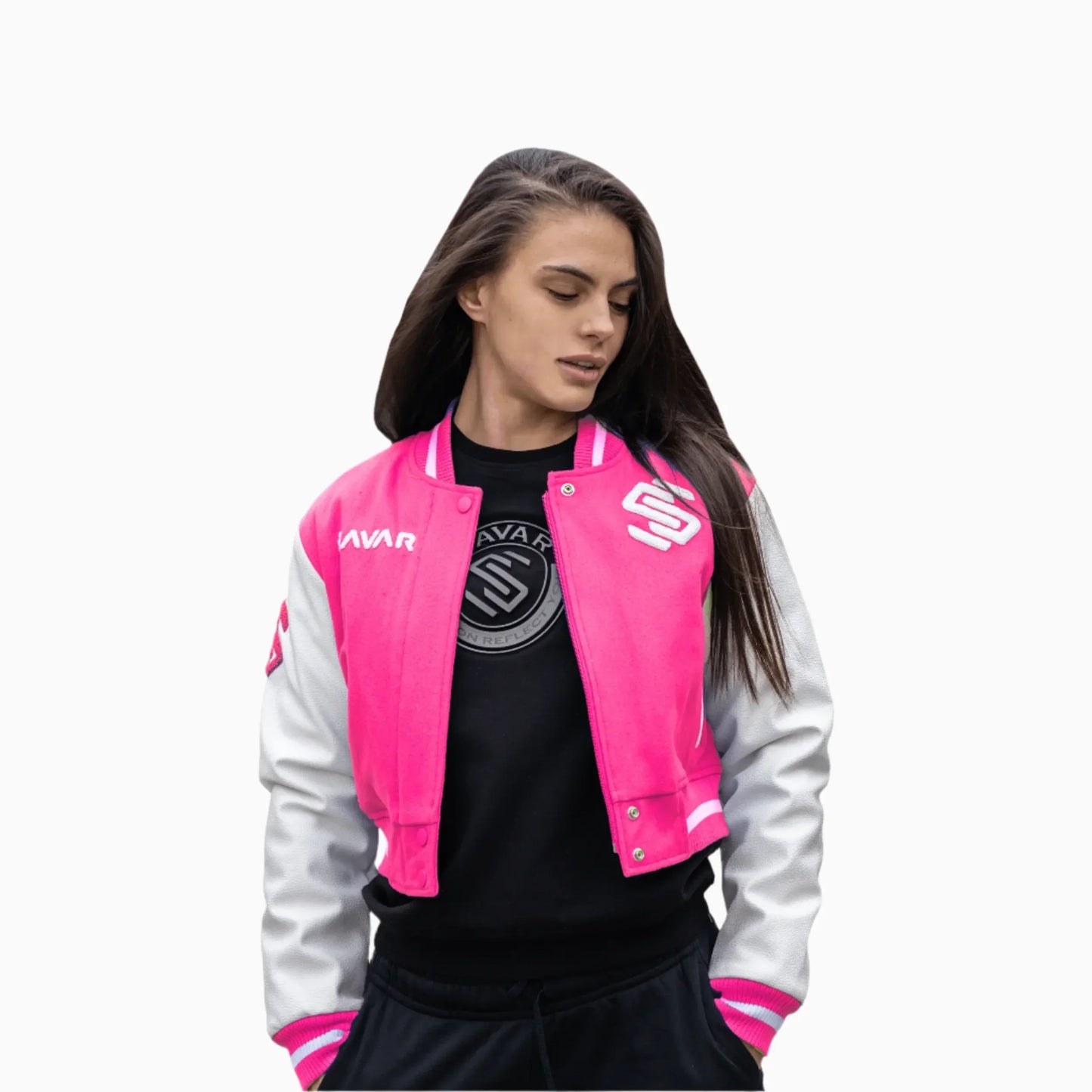 Women's Circle Wool Varsity Jacket