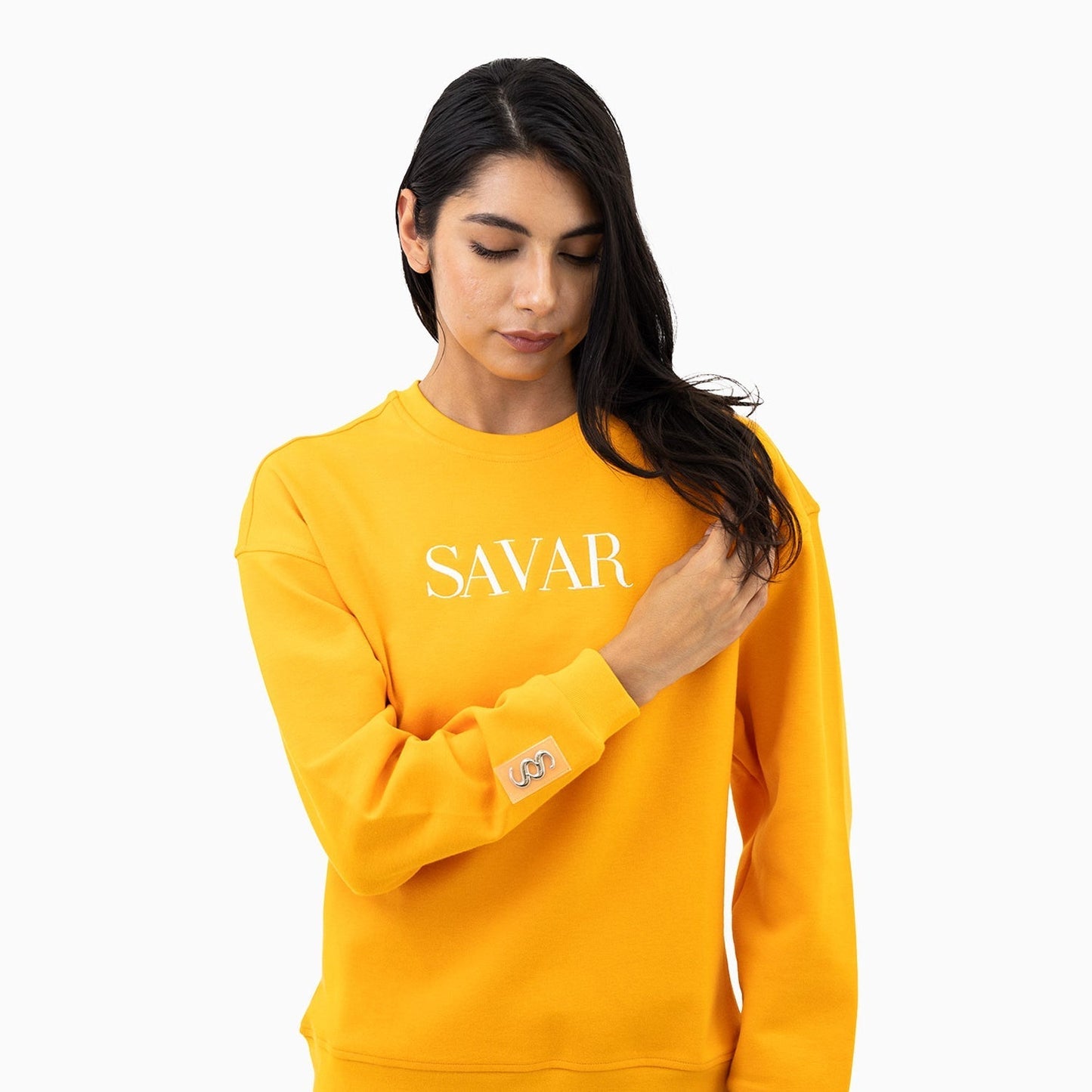 Women's Embroidery Crew Neck Sweatshirt