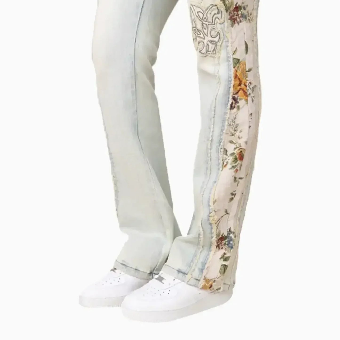 Women's High Rise Graphic Crop Outfit