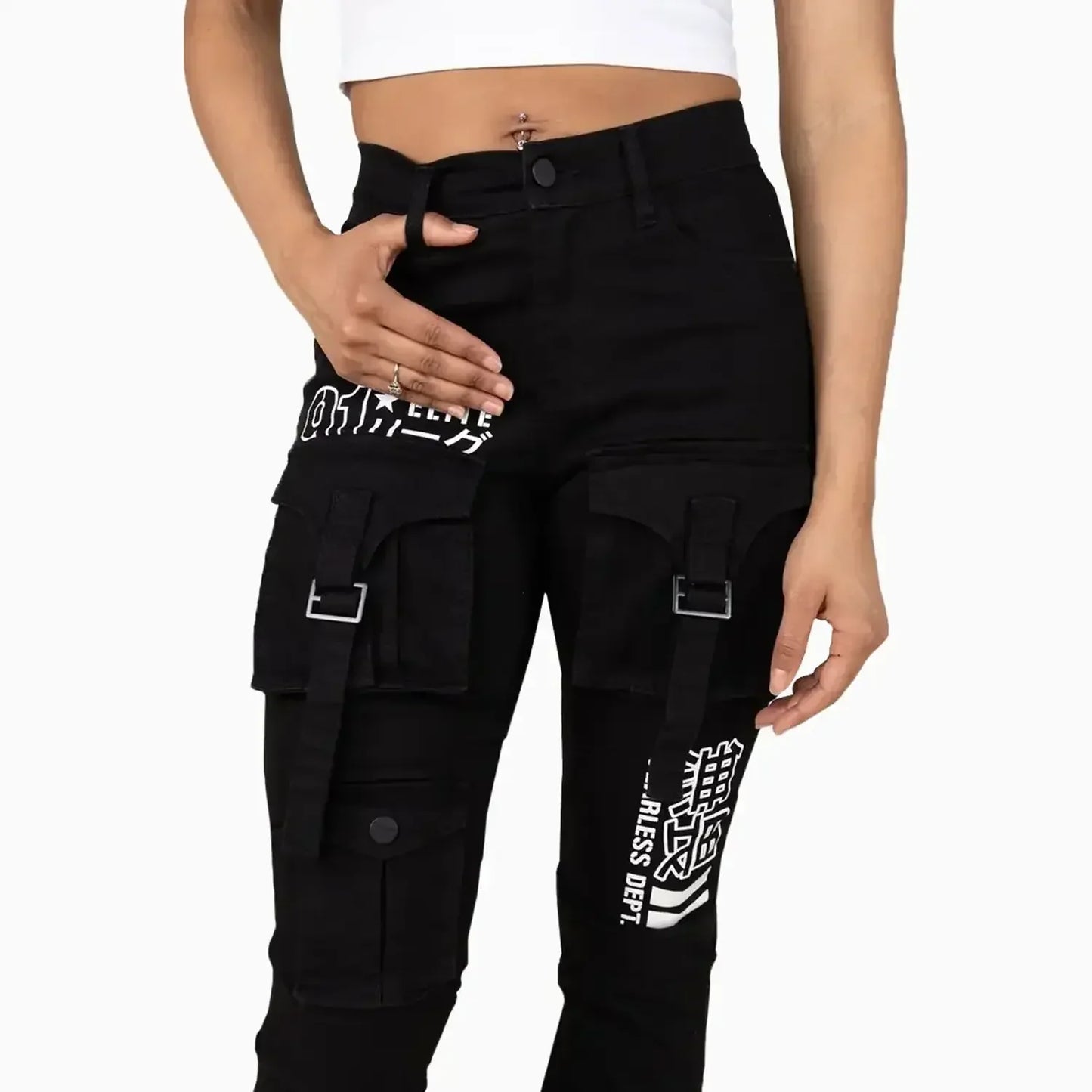 Women's High Rise Printed Pant