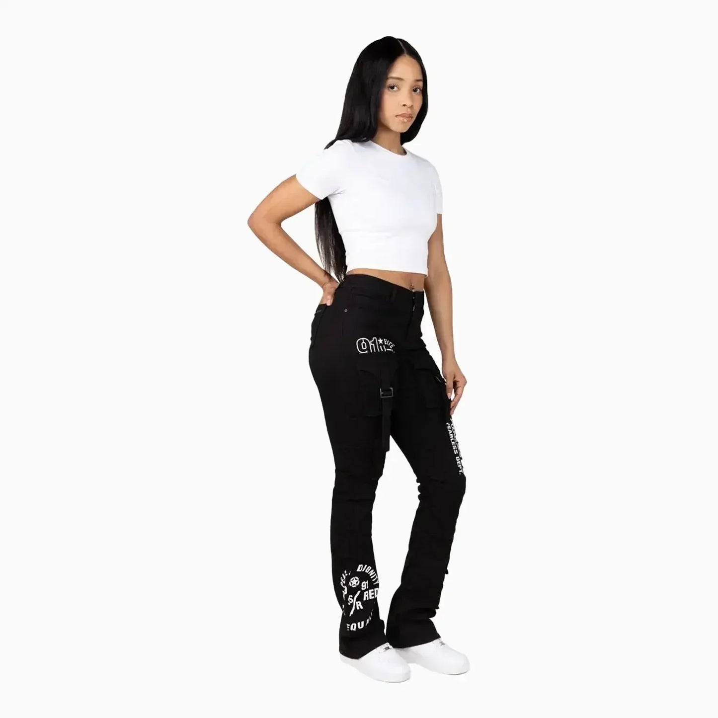 Women's High Rise Printed Pant