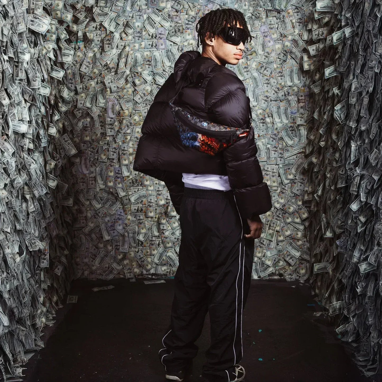 Fire Ice Shark Savvy Crossbody