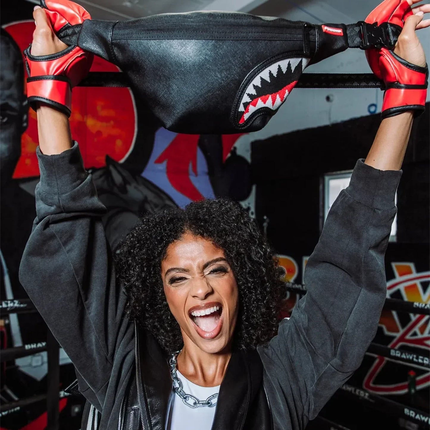 Fly Knit Mouth Savvy Crossbody