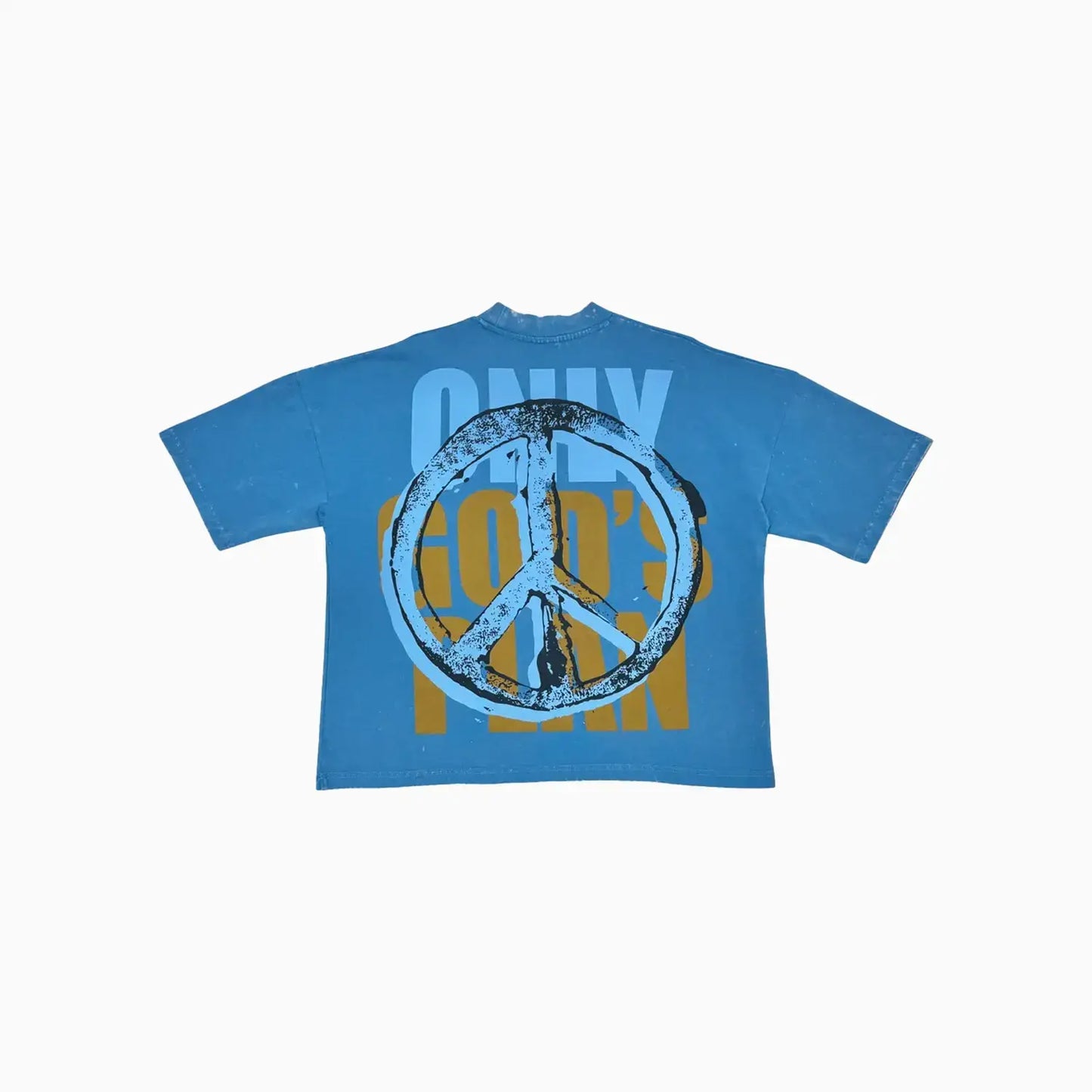 Men's Wide Crop Fit Drop Shoulders T-Shirt