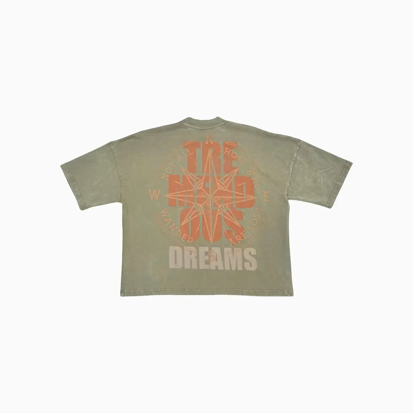 Men's Wide Crop Fit Drop Shoulders T-Shirt