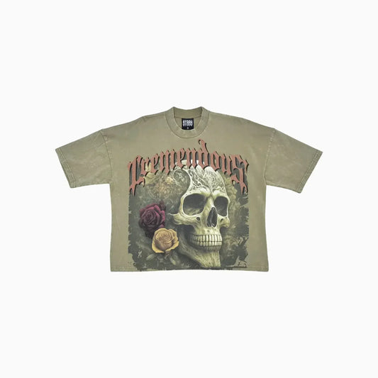 Men's Wide Crop Fit Drop Shoulders T-Shirt