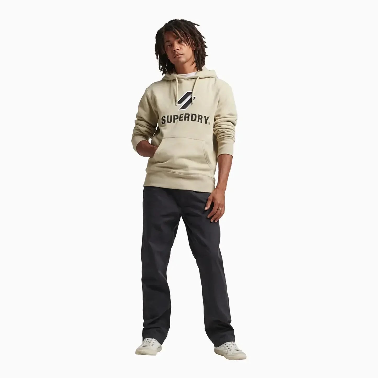 Men's Stacked Applique Logo Hoodie