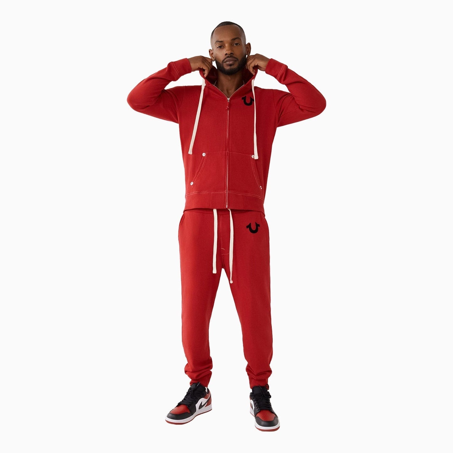 Men's Buddha Logo Zip Hoodie