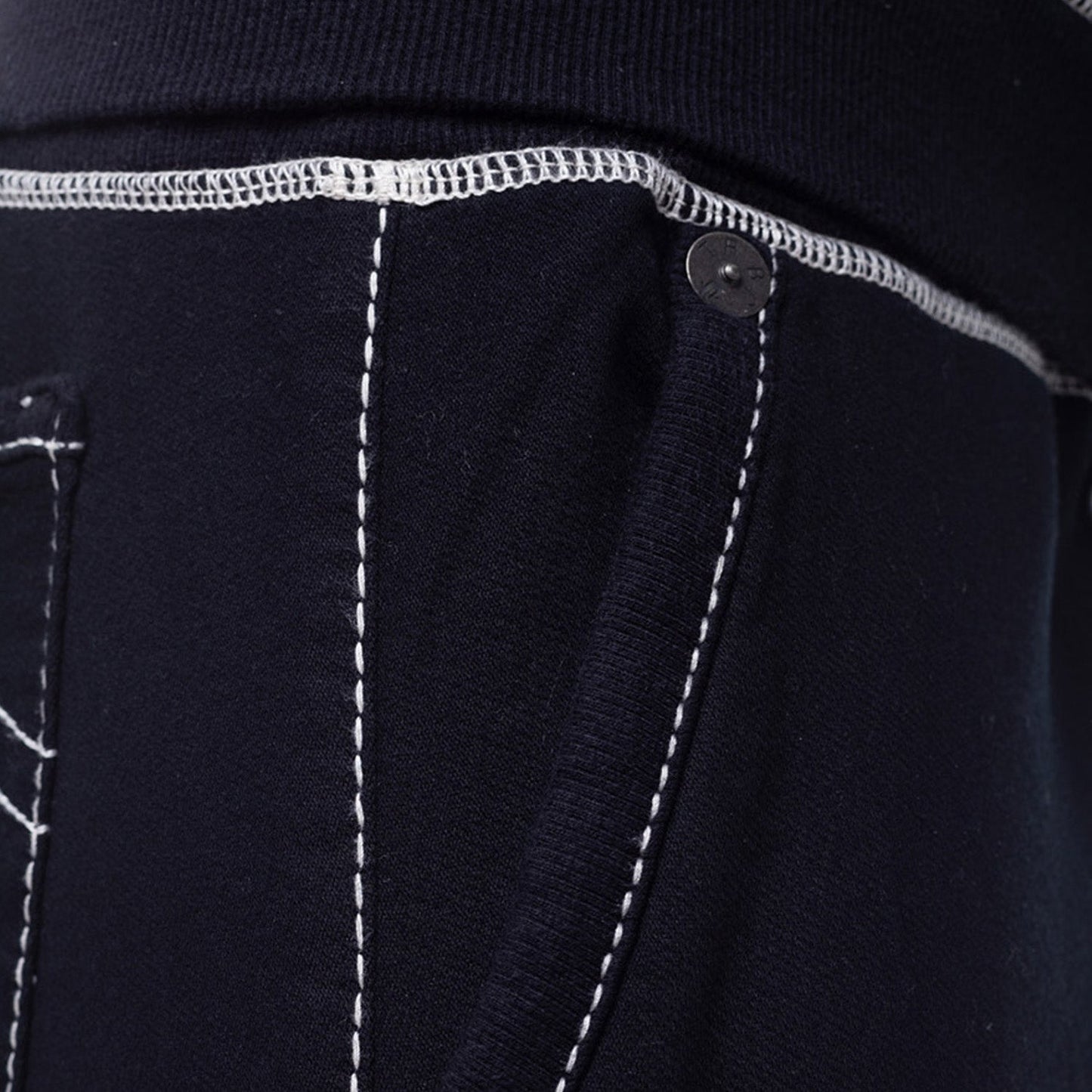 Men's Contrast Wide Leg Sweat Pant