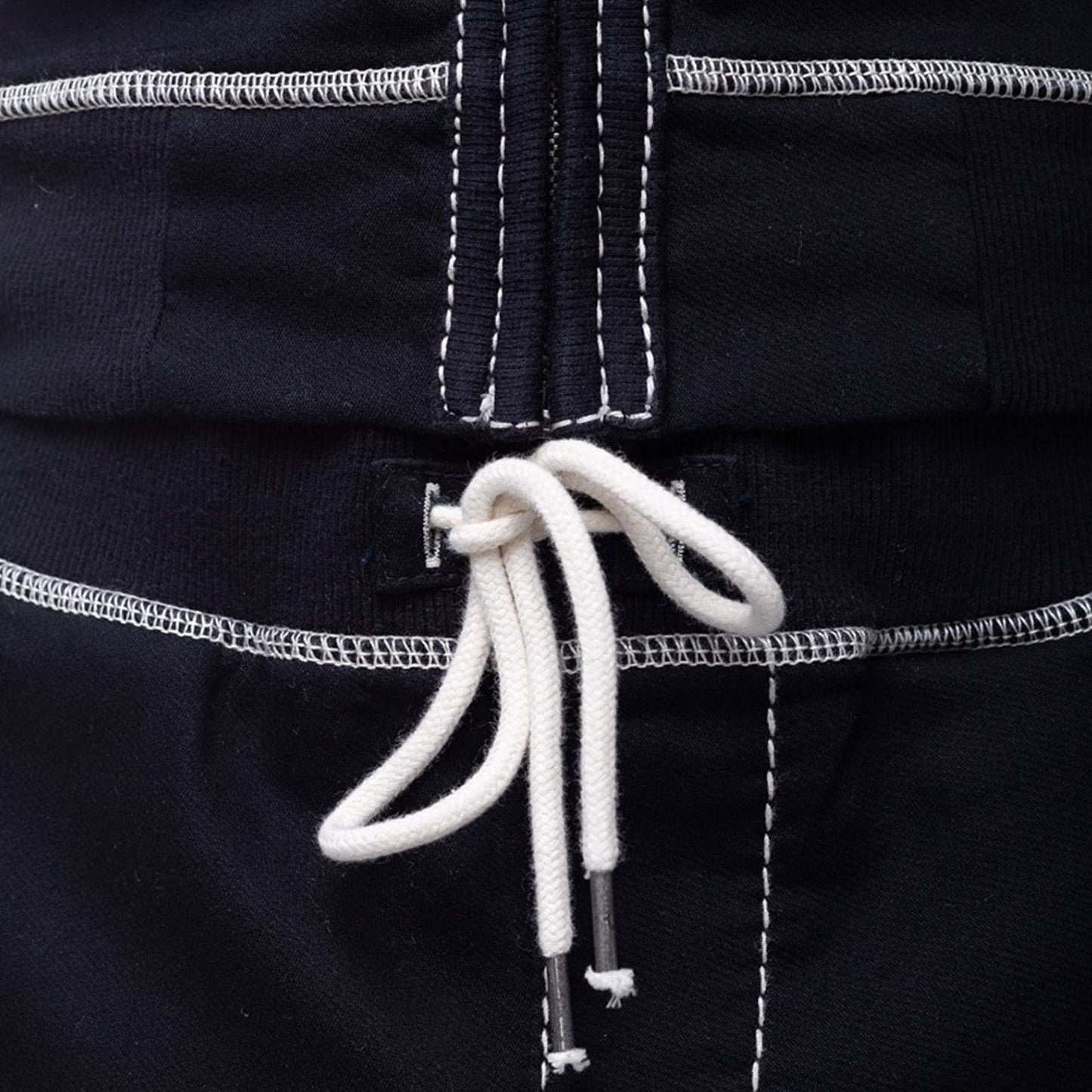 Men's Contrast Wide Leg Sweat Pant