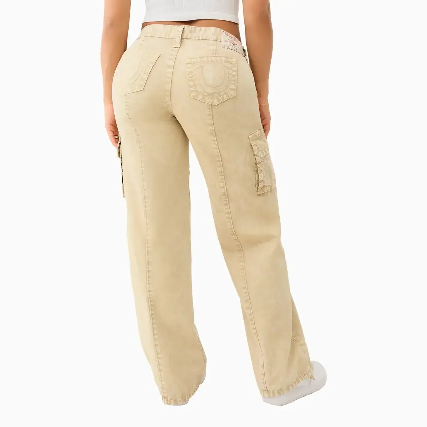 Women's Bobbi Low Rise Big T Relaxed Cargo Pant