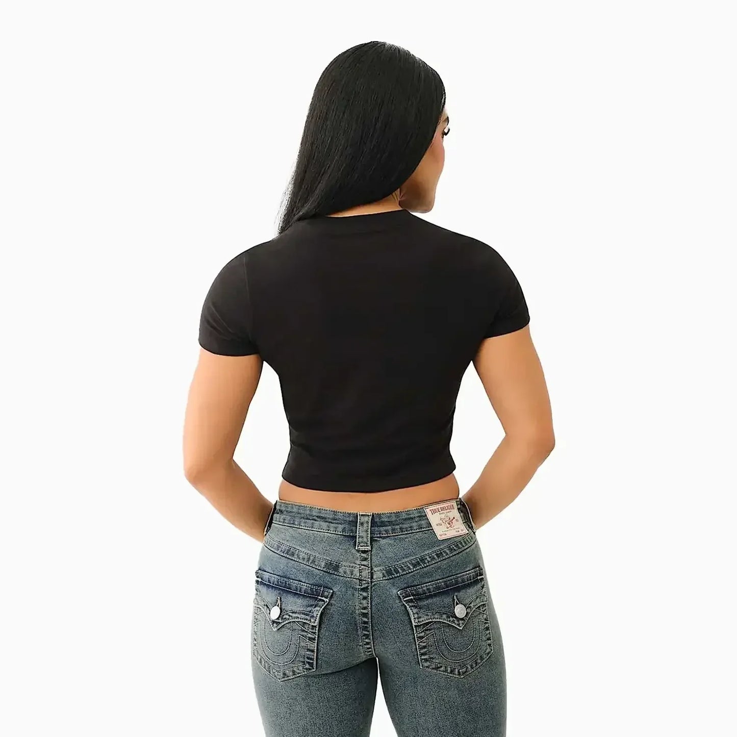 Women's Crystl Butterfly Baby T-Shirt