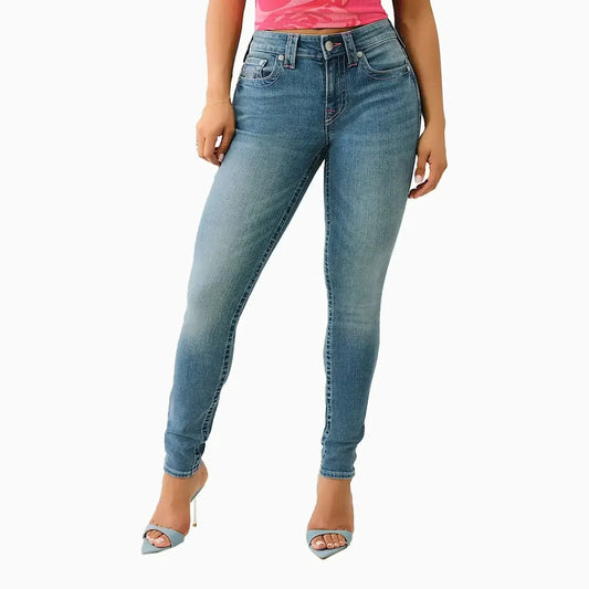 Women's Jennie ‘I Love True Religion’ Curvy Skinny Jean Pant