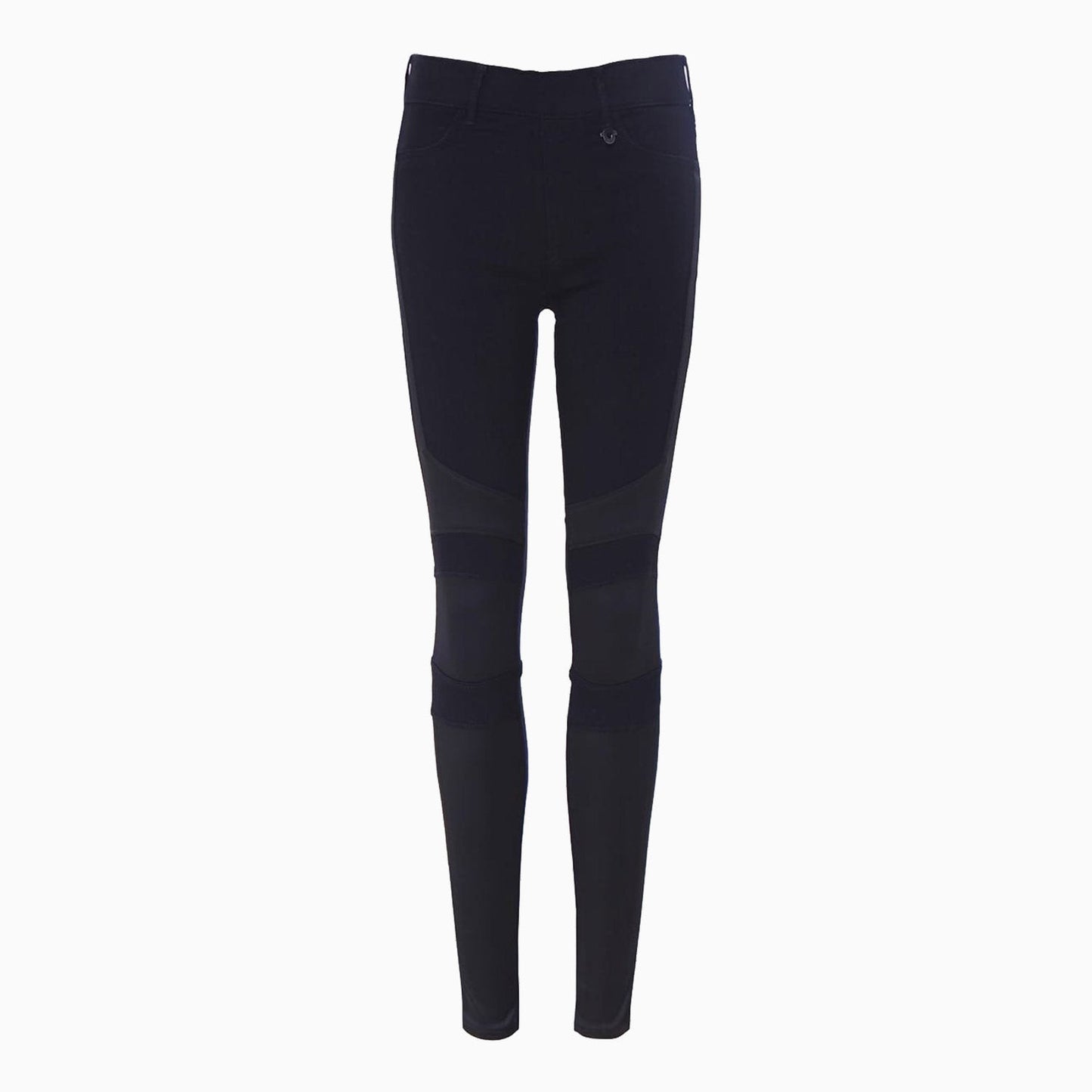 Women's Runway Moto Jean Legging in Black River