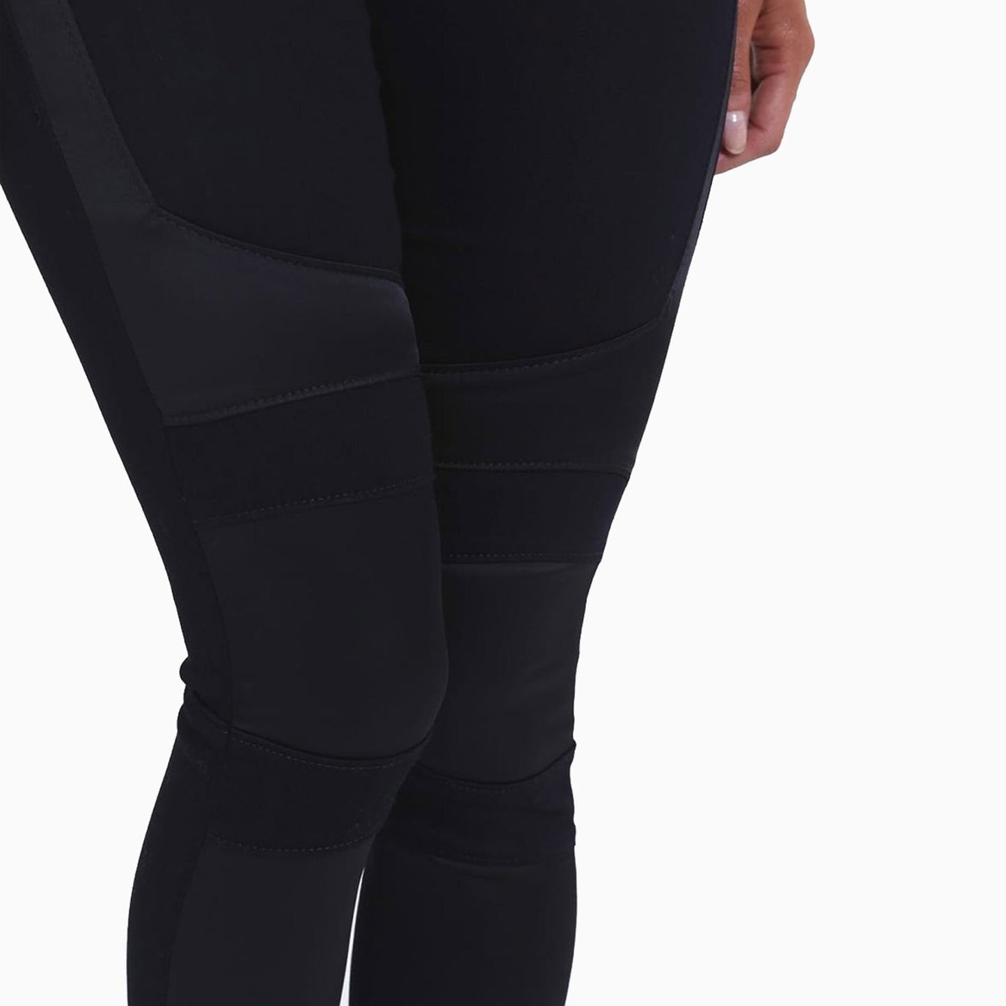 Women's Runway Moto Jean Legging in Black River