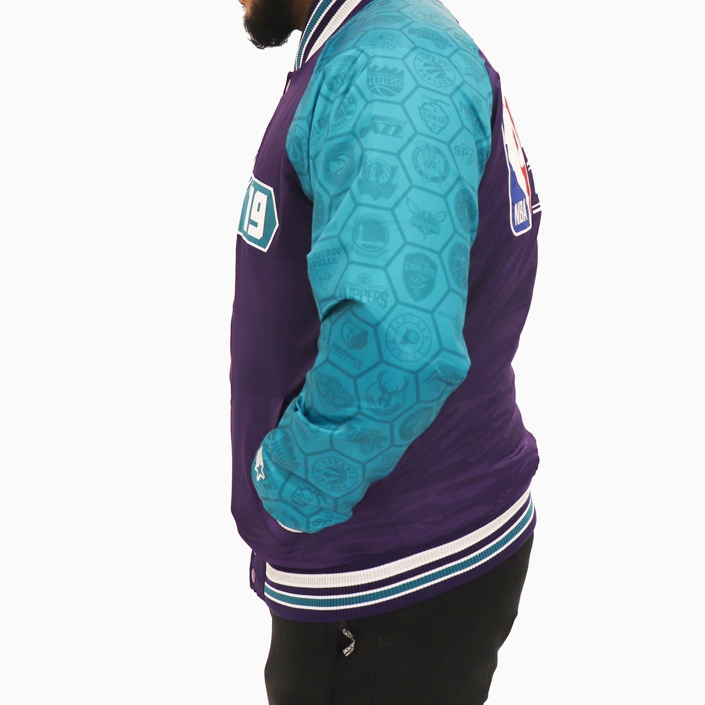 Men's NBA All Star Varsity Satin Jacket