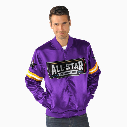 Men's NBA All Star Varsity Satin Jacket
