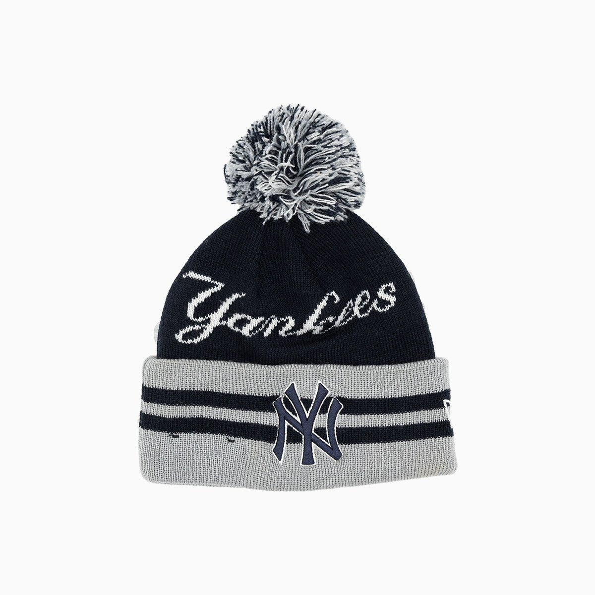 Kid's New York Yankees MLB Pom Knit Beanie Hat