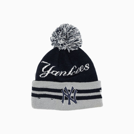 Kid's New York Yankees MLB Pom Knit Beanie Hat