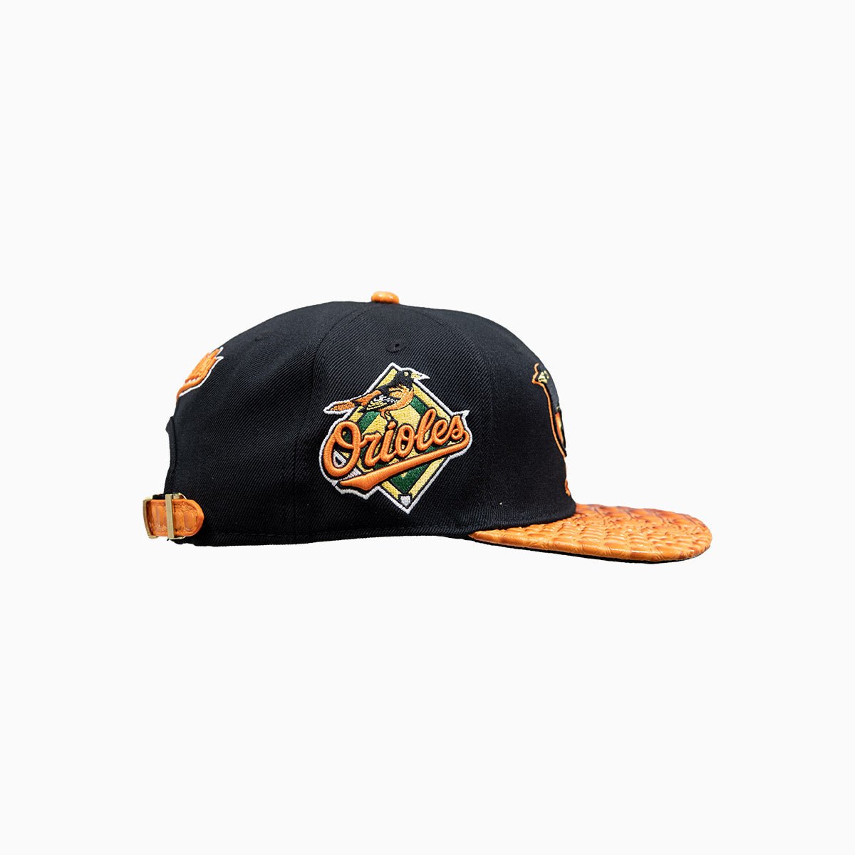 Baltimore Orioles MLB Hat With Leather Visor