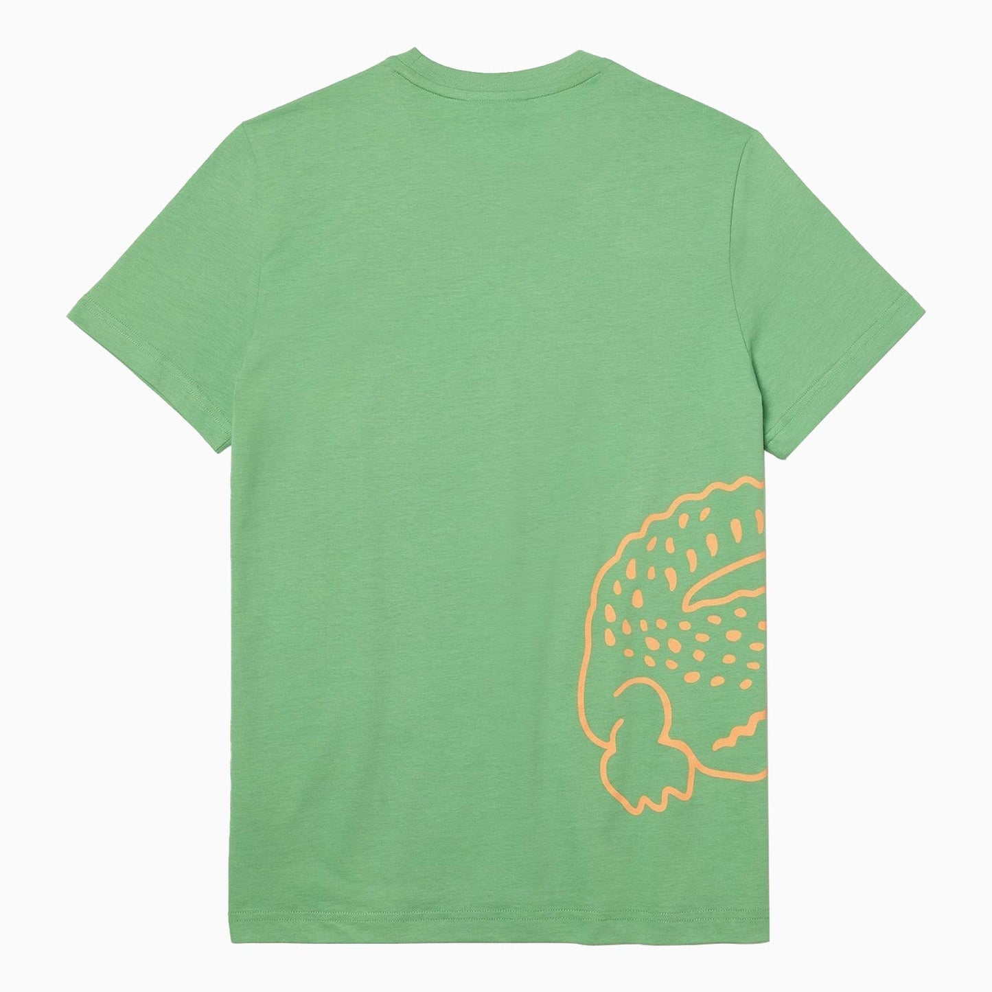 Men's Crocodile Print Crew Neck T Shirt