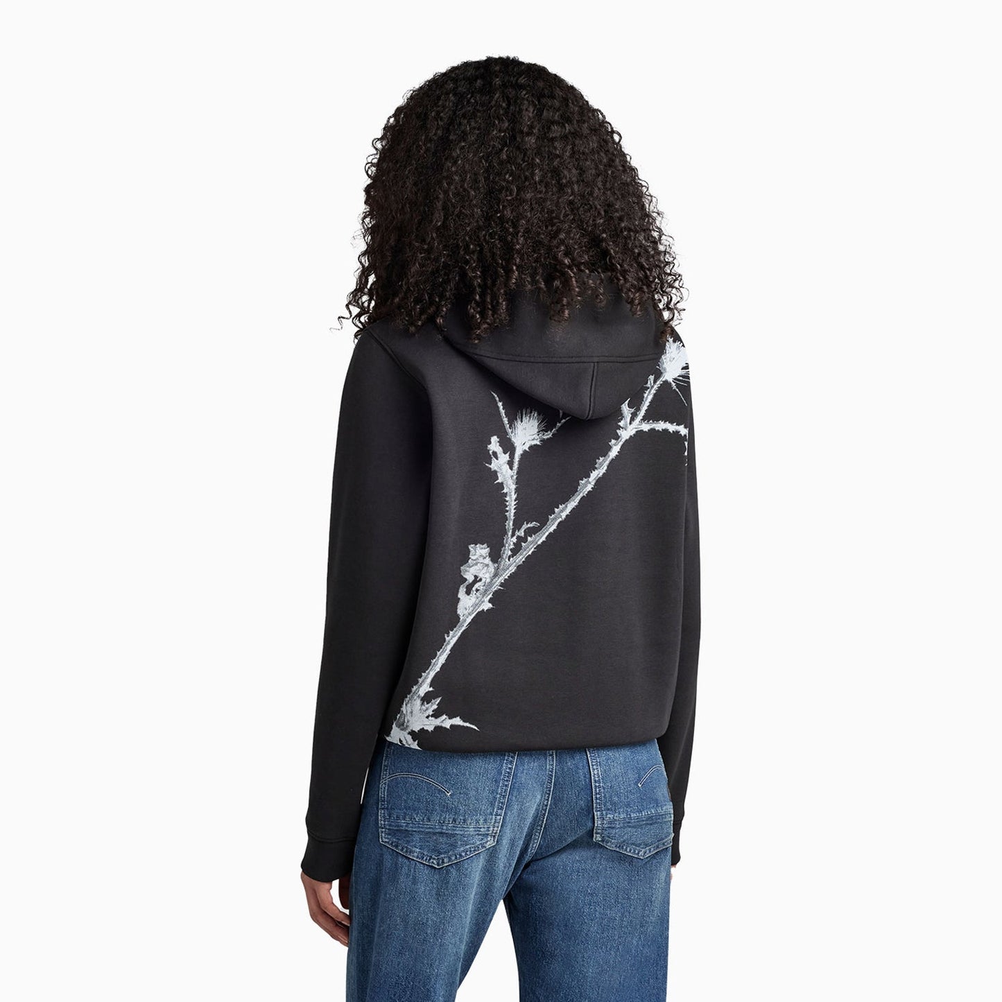 Women's Thistle Back Graphic Pull Over Hoodie