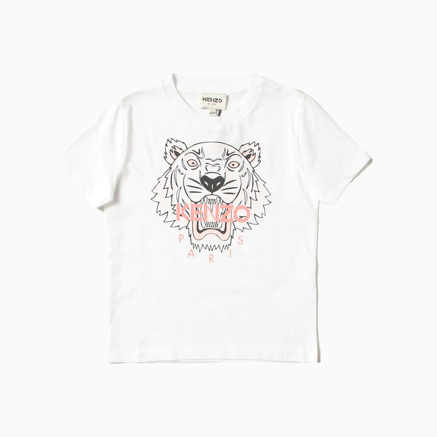 Kid's Tiger Logo Short Sleeve T Shirt