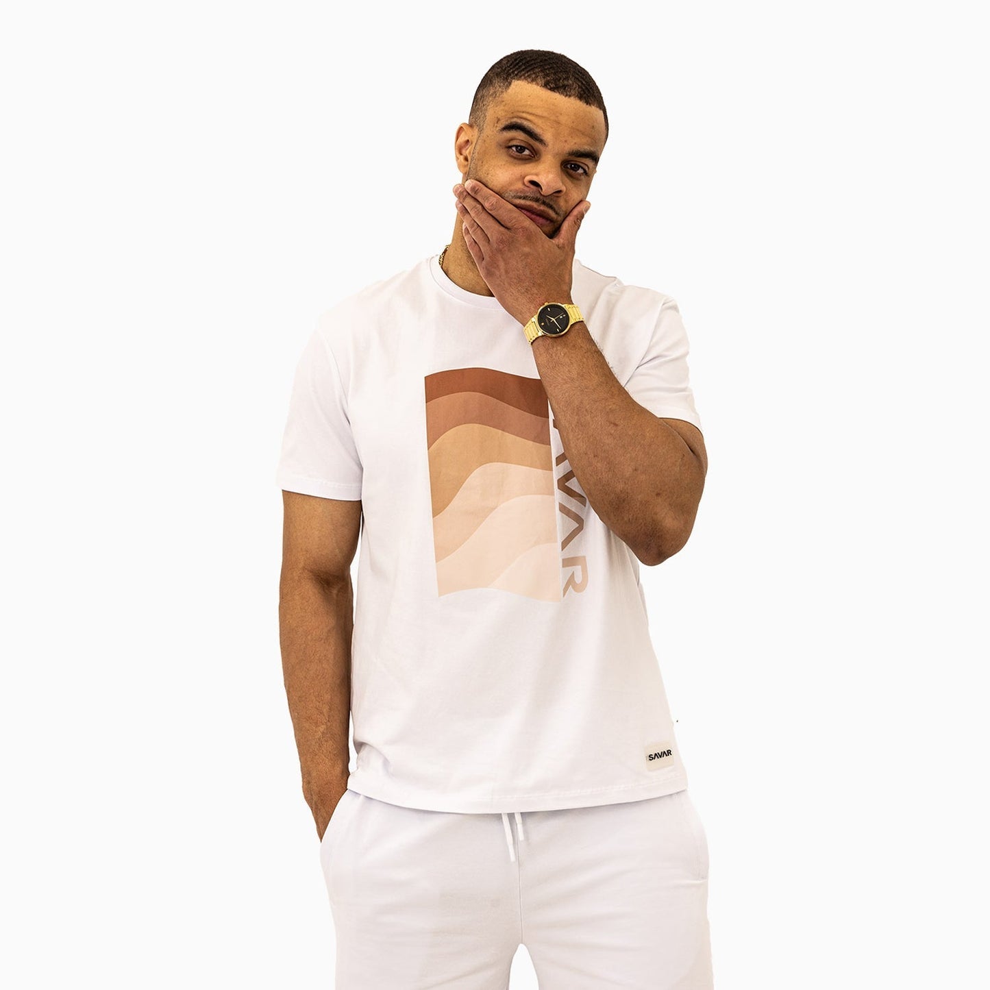 Men's Savar T-Shirt And Shorts Outfit