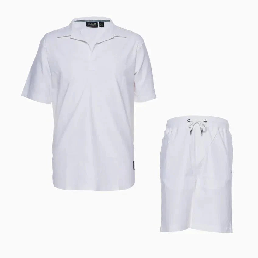 Men's Cusp Lamont Linen Shirt and Shorts Outfit