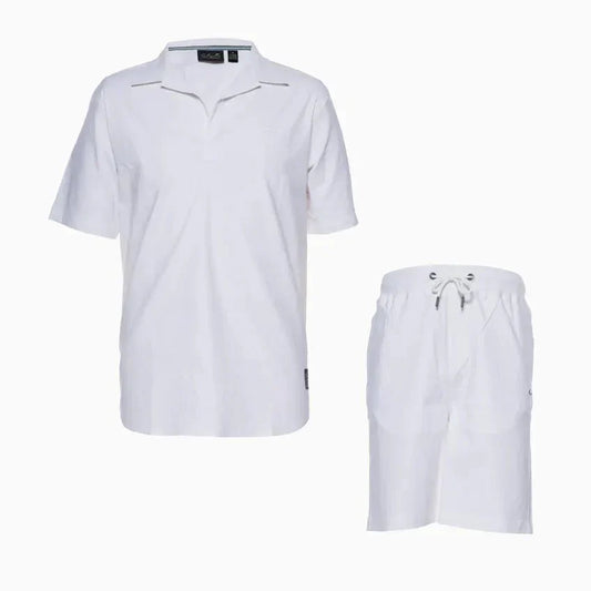 Men's Cusp Lamont Linen Shirt and Shorts Outfit