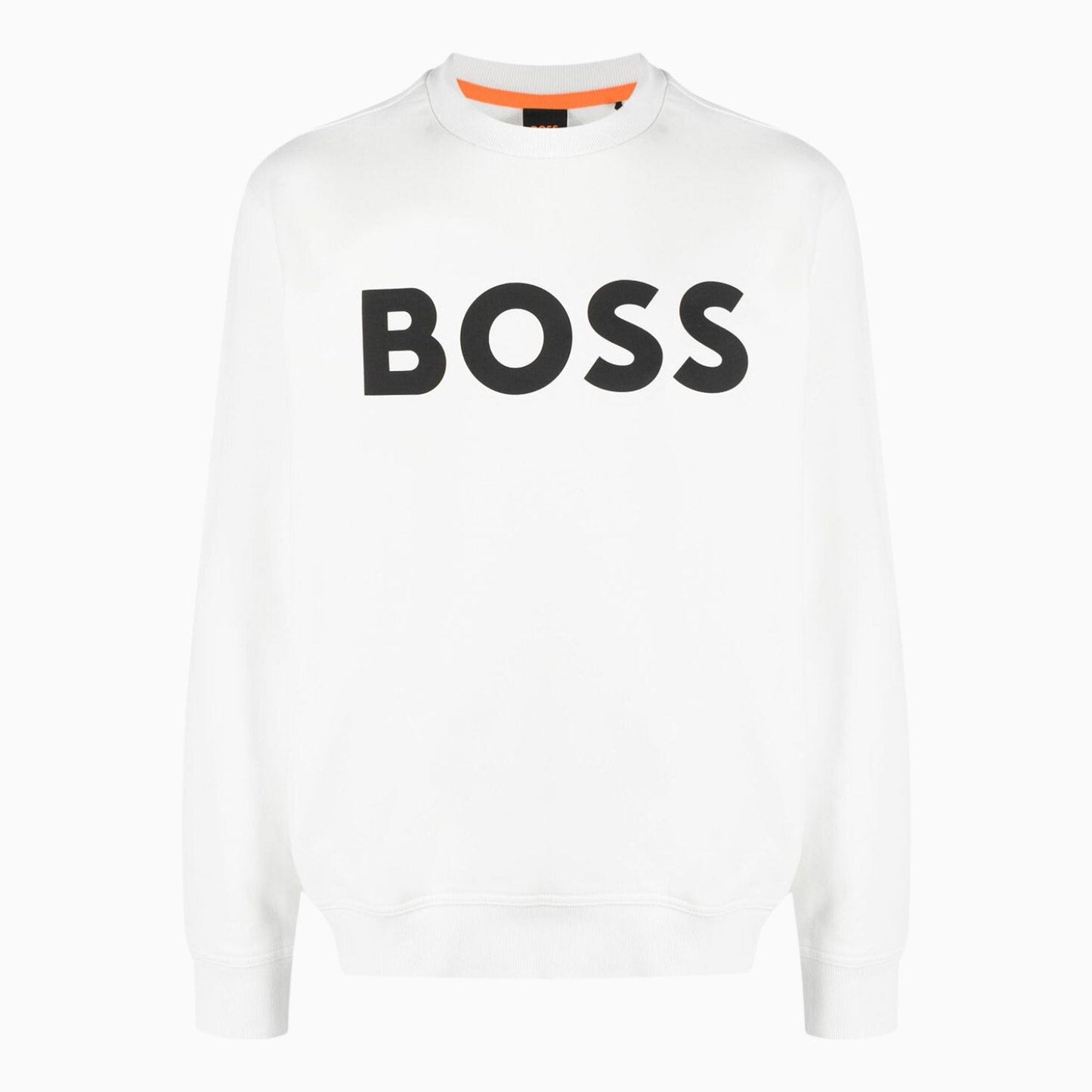 Men's Relaxed Fit Cotton Terry With Rubber Print Logo Sweatshirt