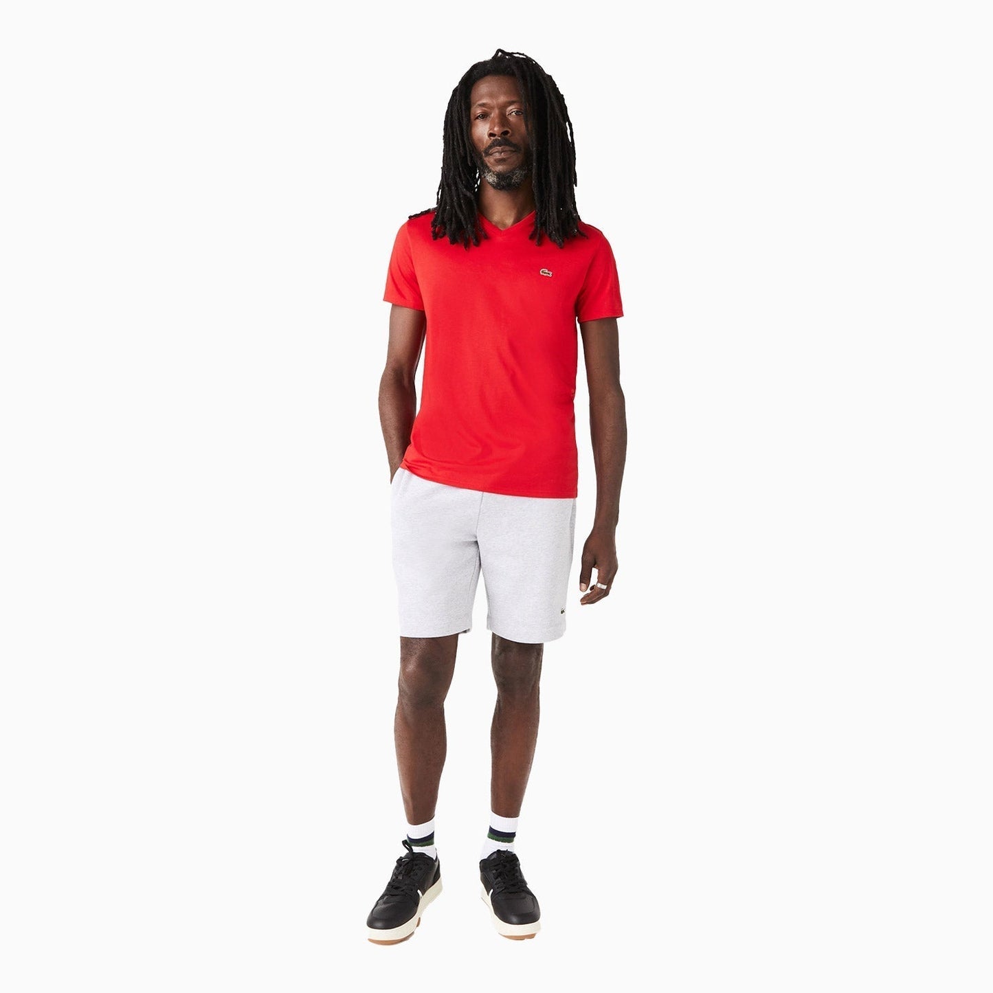 Men's Pima Cotton V-Neck Jersey T Shirt