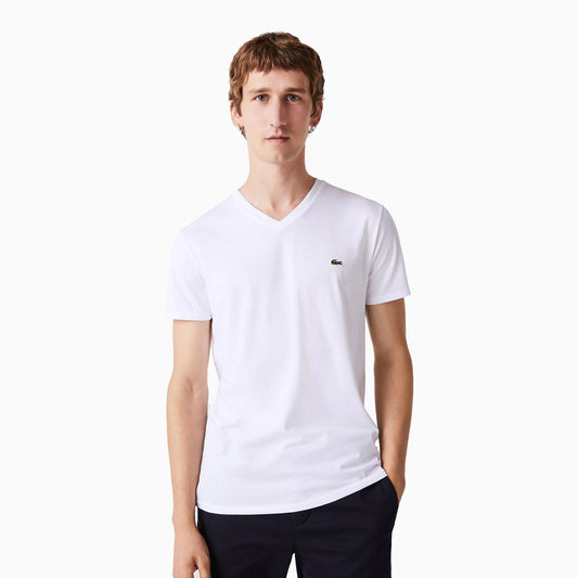 Men's Pima Cotton V-Neck Jersey T Shirt