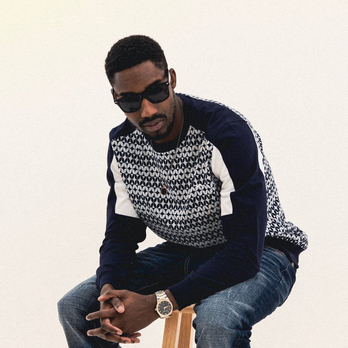 Men's Brookings Jacquard Knit Sweatshirt