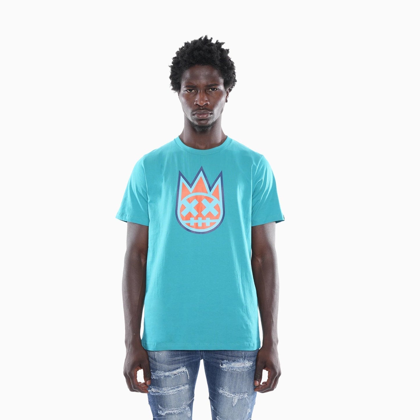 Men's 3D Clean Shimuchan Logo Crew Neck T-Shirt