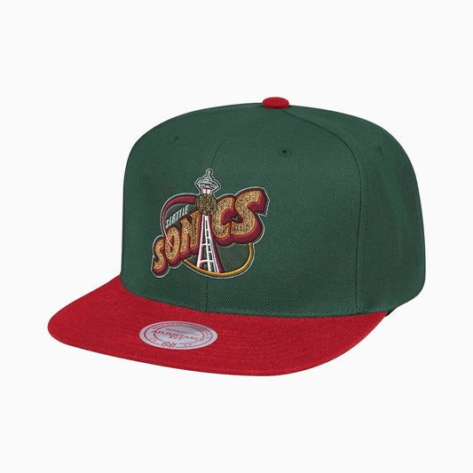Seattle Supersonics Wool 2 Tone NBA Snapback Hat