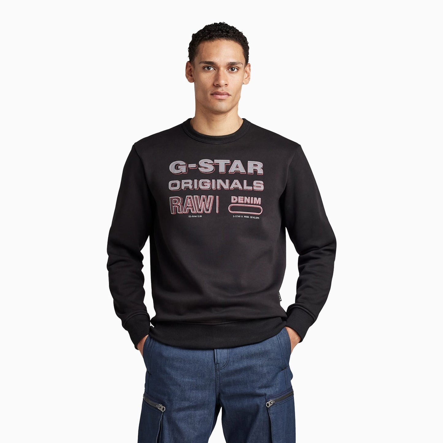 Men's Originals Stamp R Crew Neck Sweatshirt