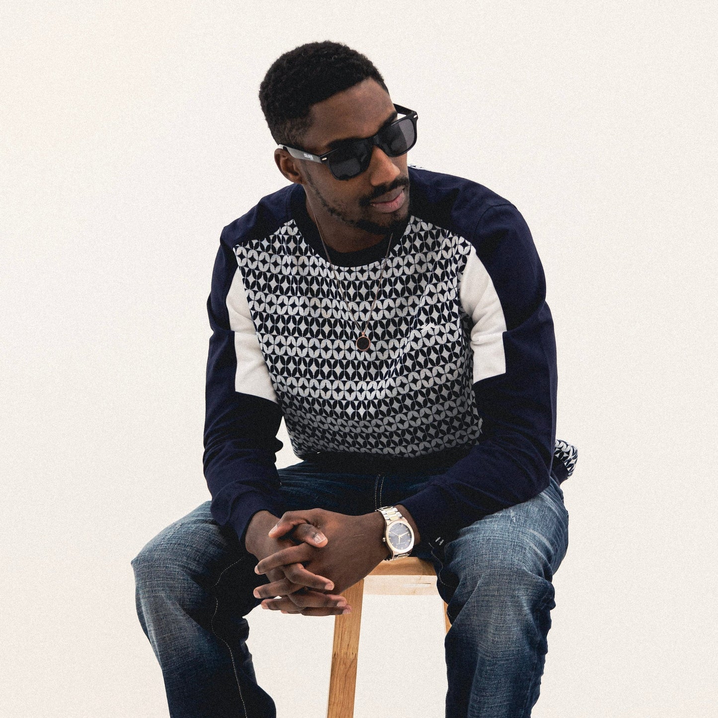 Men's Brookings Jacquard Knit Sweatshirt
