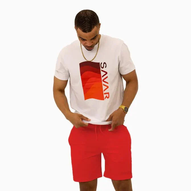 Men's Savar T-Shirt And Shorts Outfit