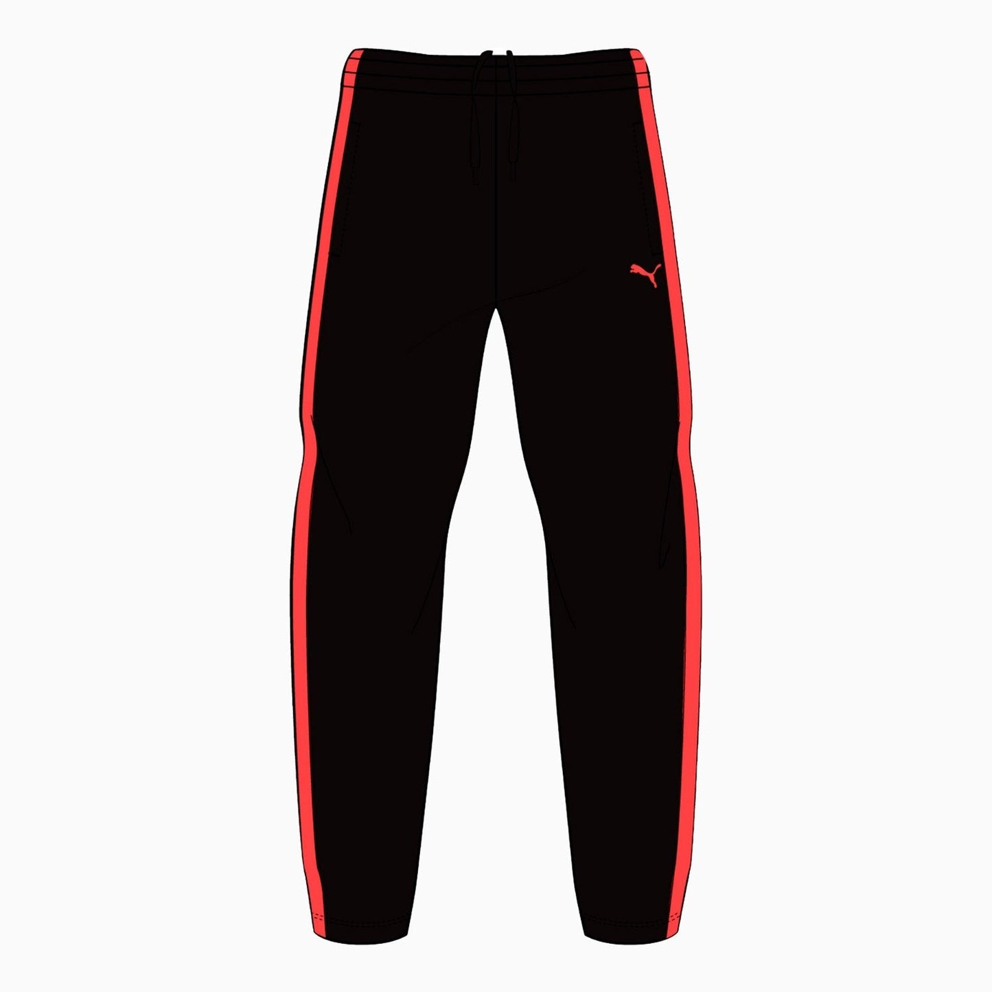 Men's Contrast Open Track Pant