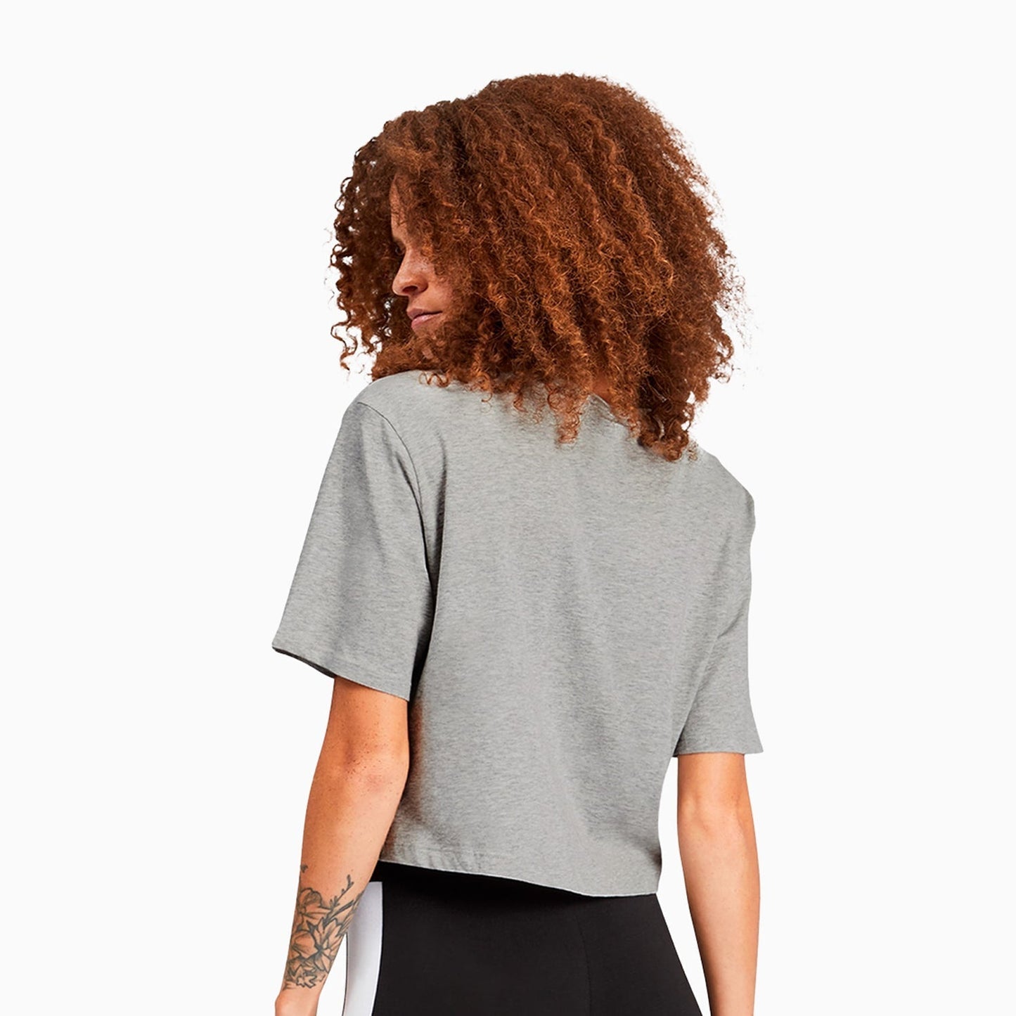 Women's Essentials Cropped Logo T Shirt