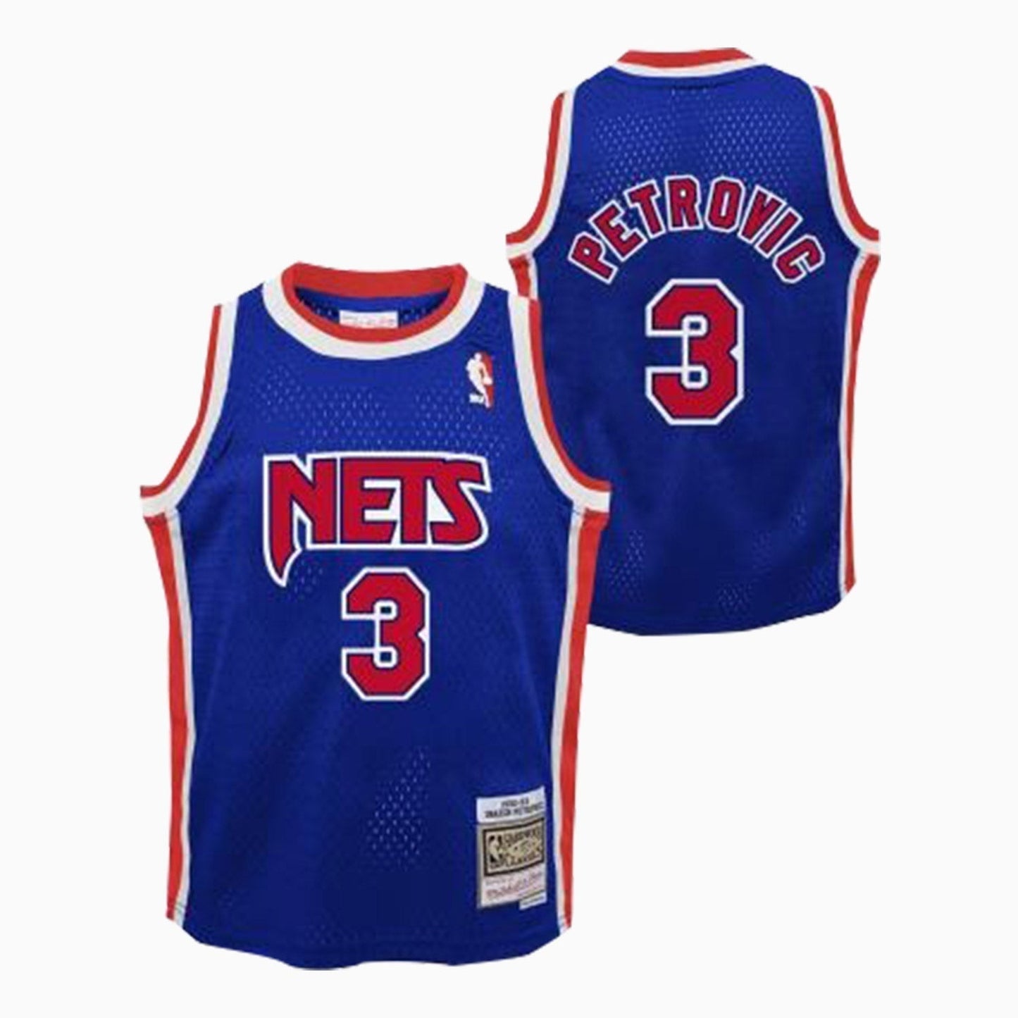 Swingman Brooklyn Nets Drazen Petrovic 1992-93 NBA Jersey Youth