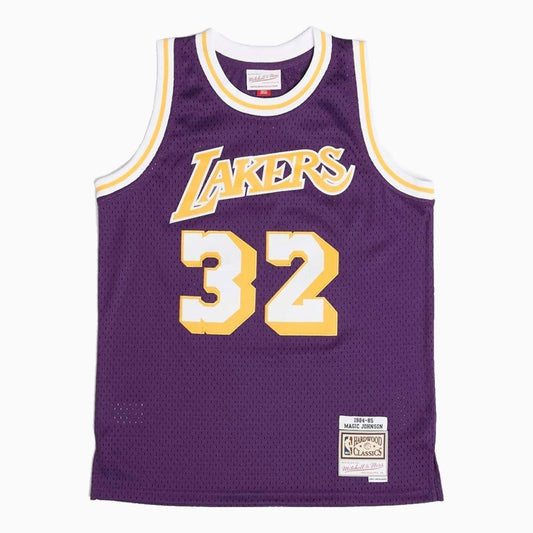 Swingman Magic Johnson Los Angeles Lakers NBA 1984-85 Jersey Youth
