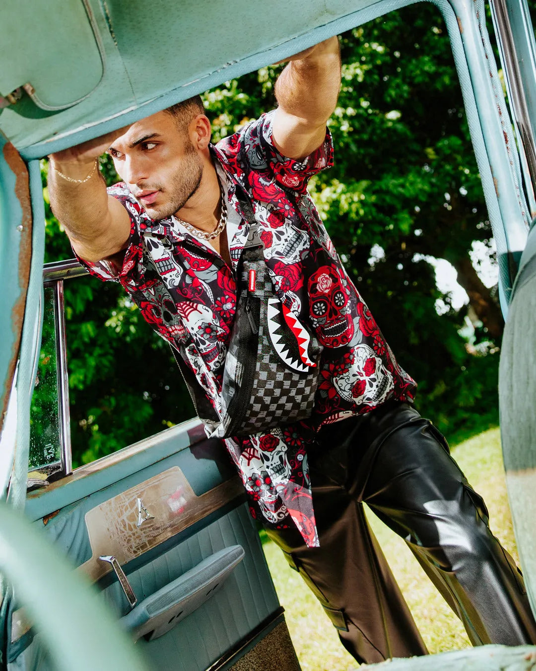 Atomic Vapor Shark Crossbody