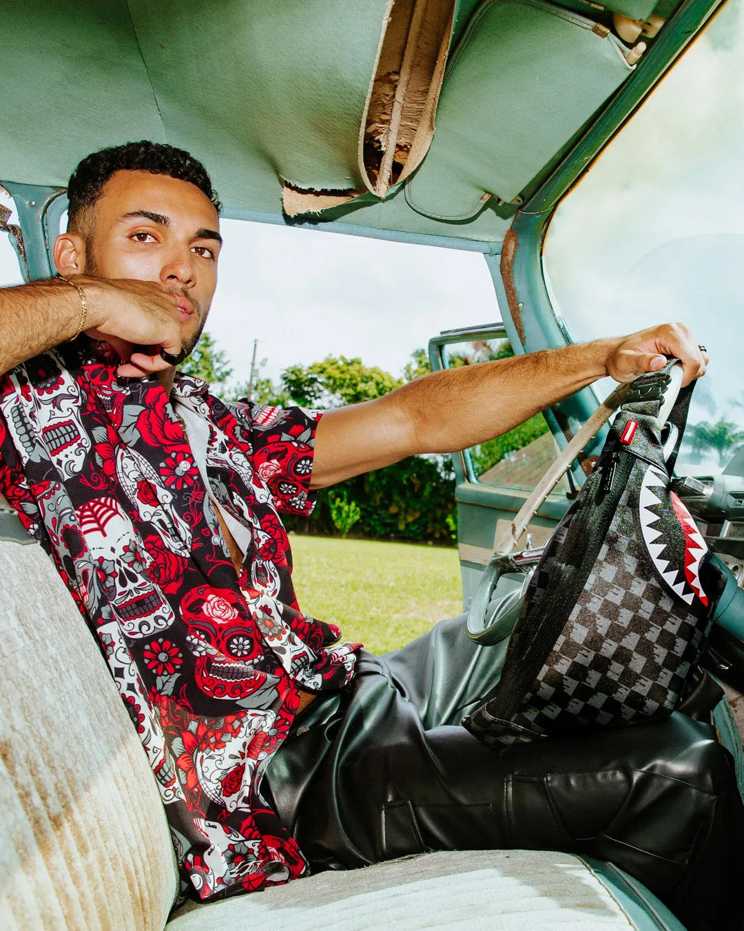 Atomic Vapor Shark Crossbody