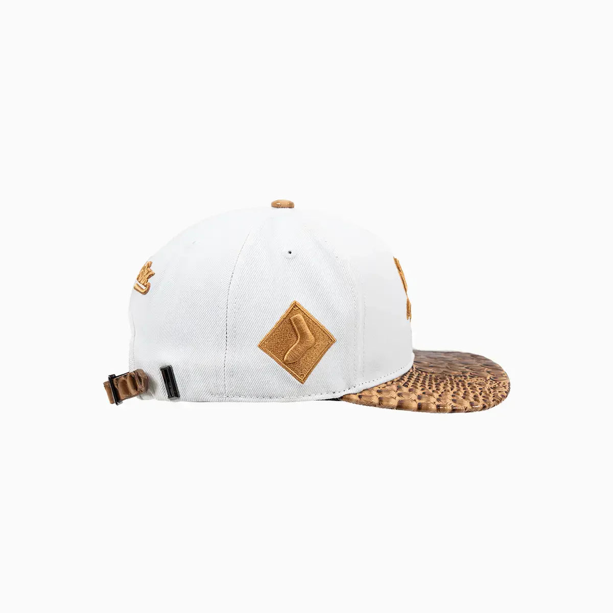 Chicago White Sox NBA Leather Wool Strapback Hat