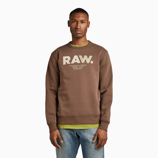Men's Multi Colored Raw Sweatshirt